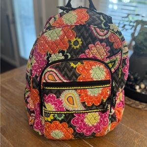 Vera Bradley Large Pink and Orange Quilted Bag